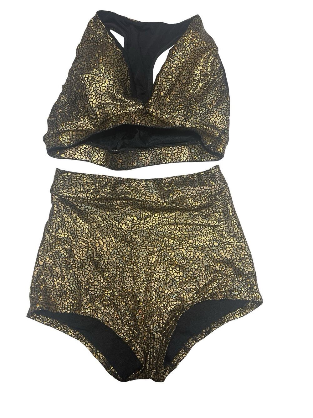 Rarr Designs Sports Bra Booty Shorts Womens SZ S Pole Dance Fitness Festival